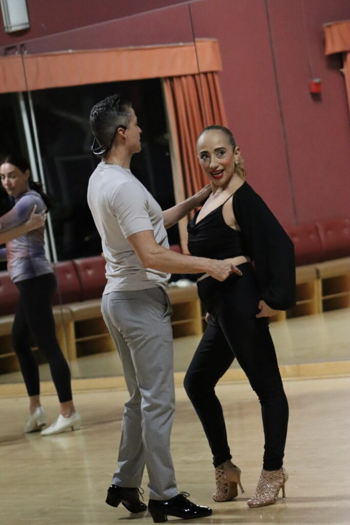John and Liz teaching