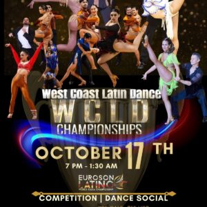 West Coast Latin Dance Championships 2026 flyer
