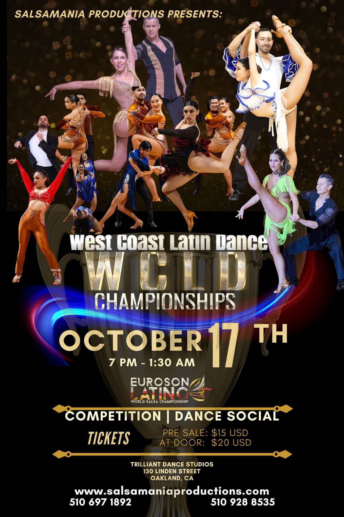 West Coast Latin Dance Championships 2026 flyer