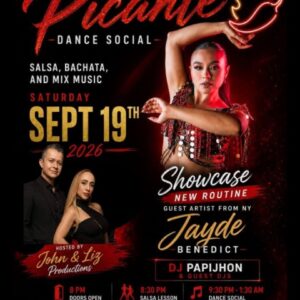 Picante dance social Sep 19 2026