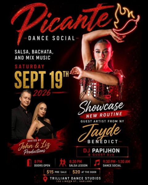 Picante dance social Sep 19 2026